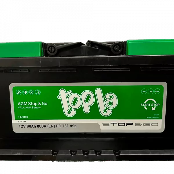 Topla AGM 80Ah 800A