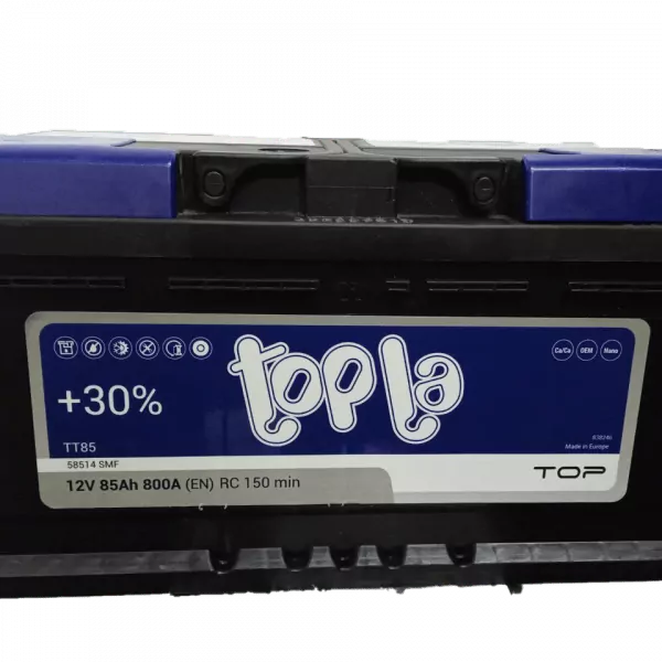 Topla Top 85Ah 800A R+