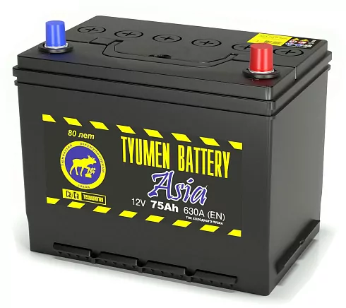 Тюмень АЗИЯ 75Ah 630A R+