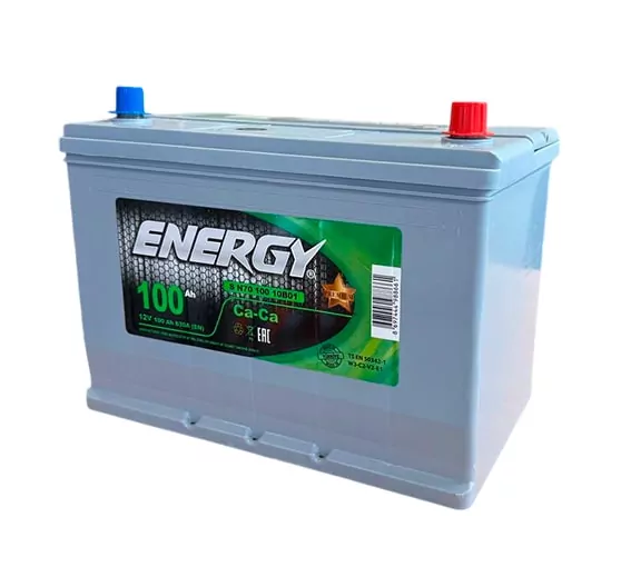 Аккумулятор ENERGY Asia 12V 100Ah 830A R+