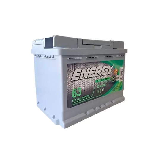 Аккумулятор ENERGY EFB 12V 63Ah 600A R+
