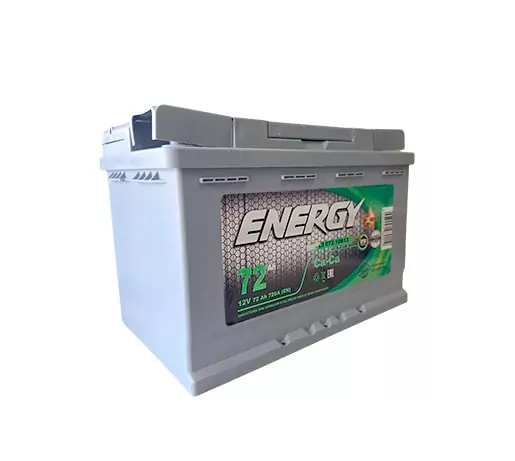 Аккумулятор ENERGY EFB 12V 72Ah 720A R+